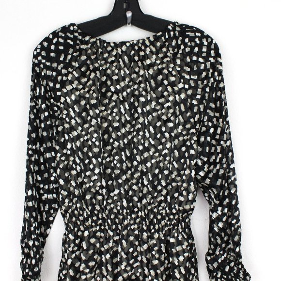 NWT Theory Silk Blend Tie-Neck Dress | Flowy for Brunch, Travel & Events - Picture 12 of 15